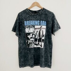 NEW Breaking Bad Acid Wash Graphic Tee